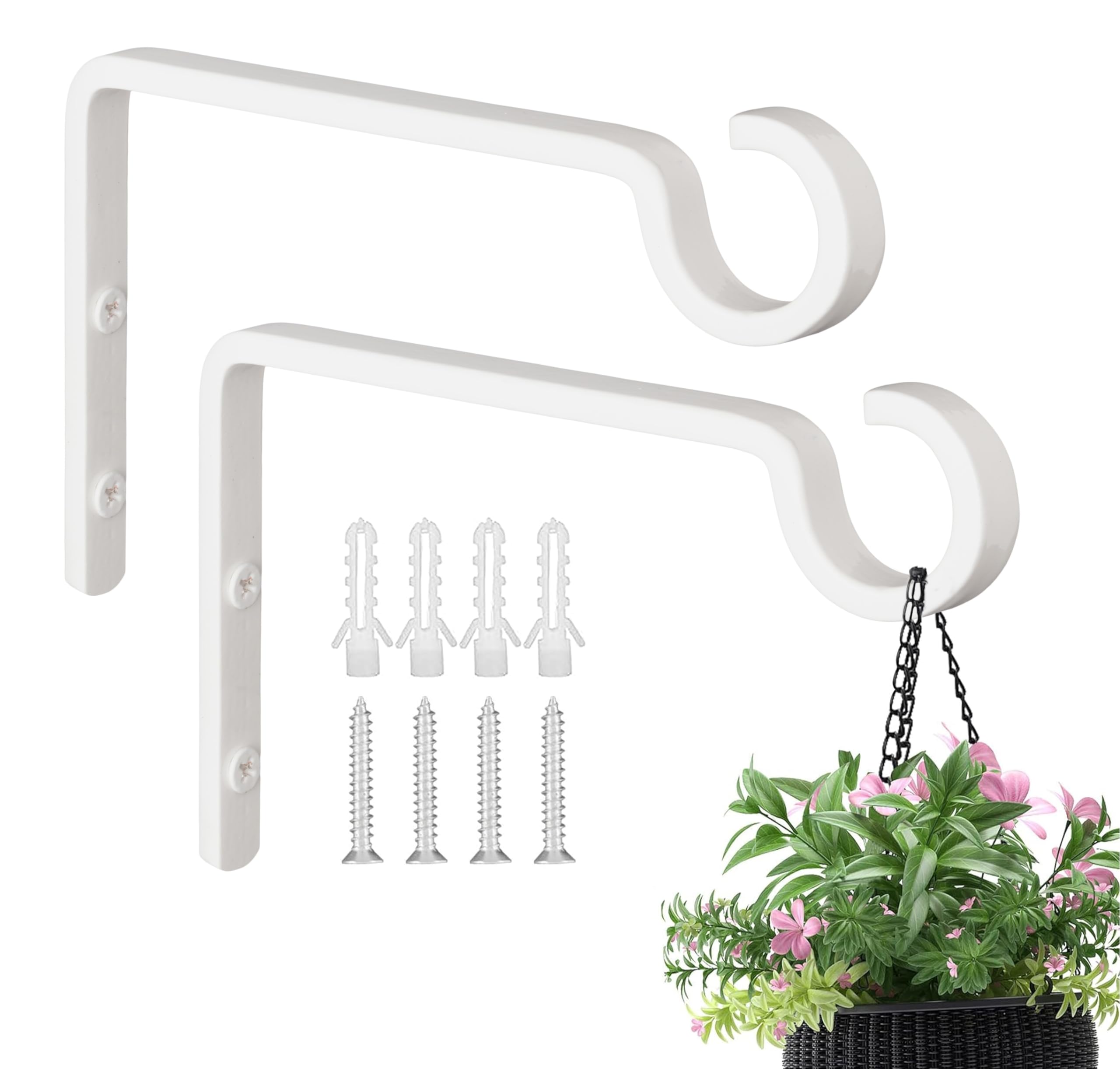 Amazon.com : Monarch Abode Plant Hangers – Wall Mount Plant Hooks
